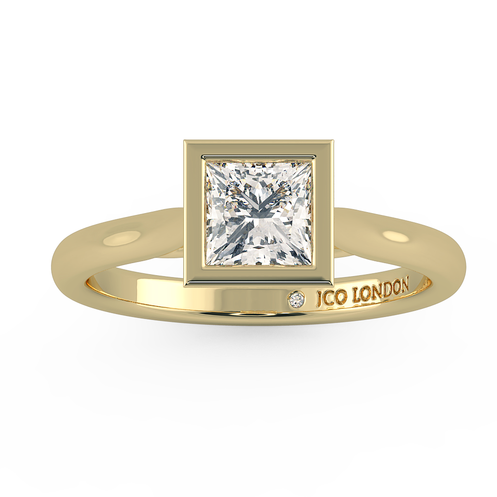 Princess Solitaire Engagement Rings
