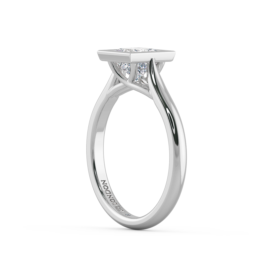 Princess Solitaire Engagement Rings