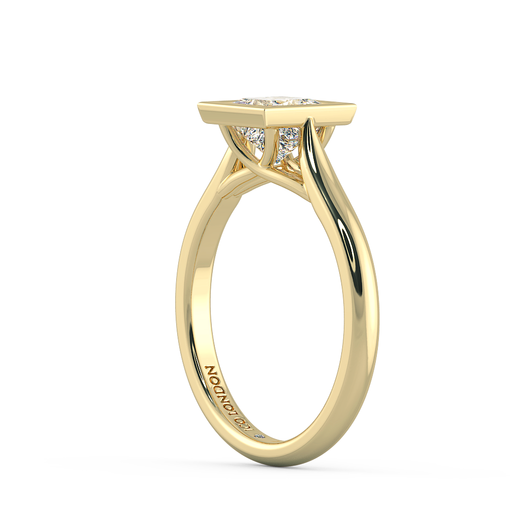 Princess Solitaire Engagement Rings