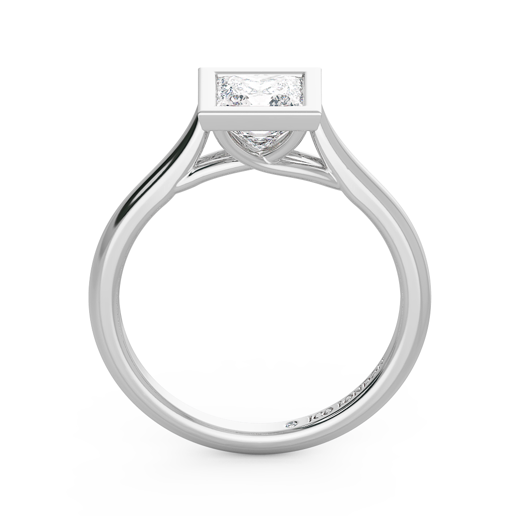 Princess Solitaire Engagement Rings