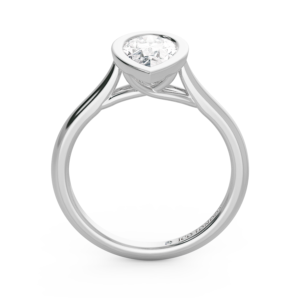 Pear Solitaire Engagement Rings