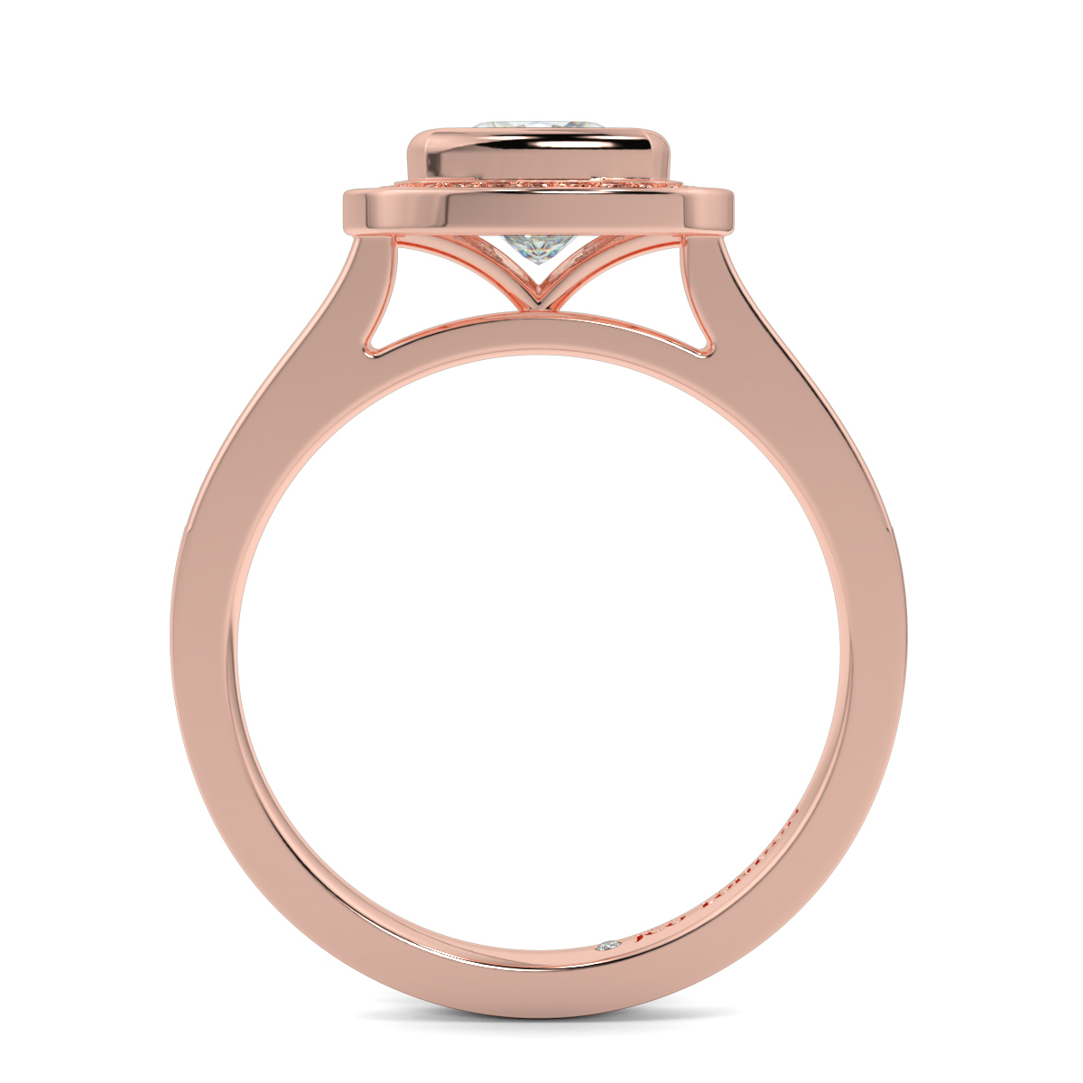 Cushion Halo Engagement Rings