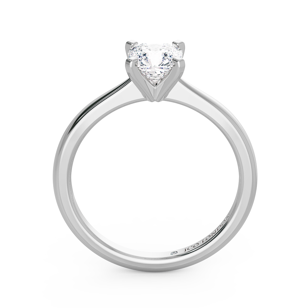 Asscher Solitaire Engagement Rings