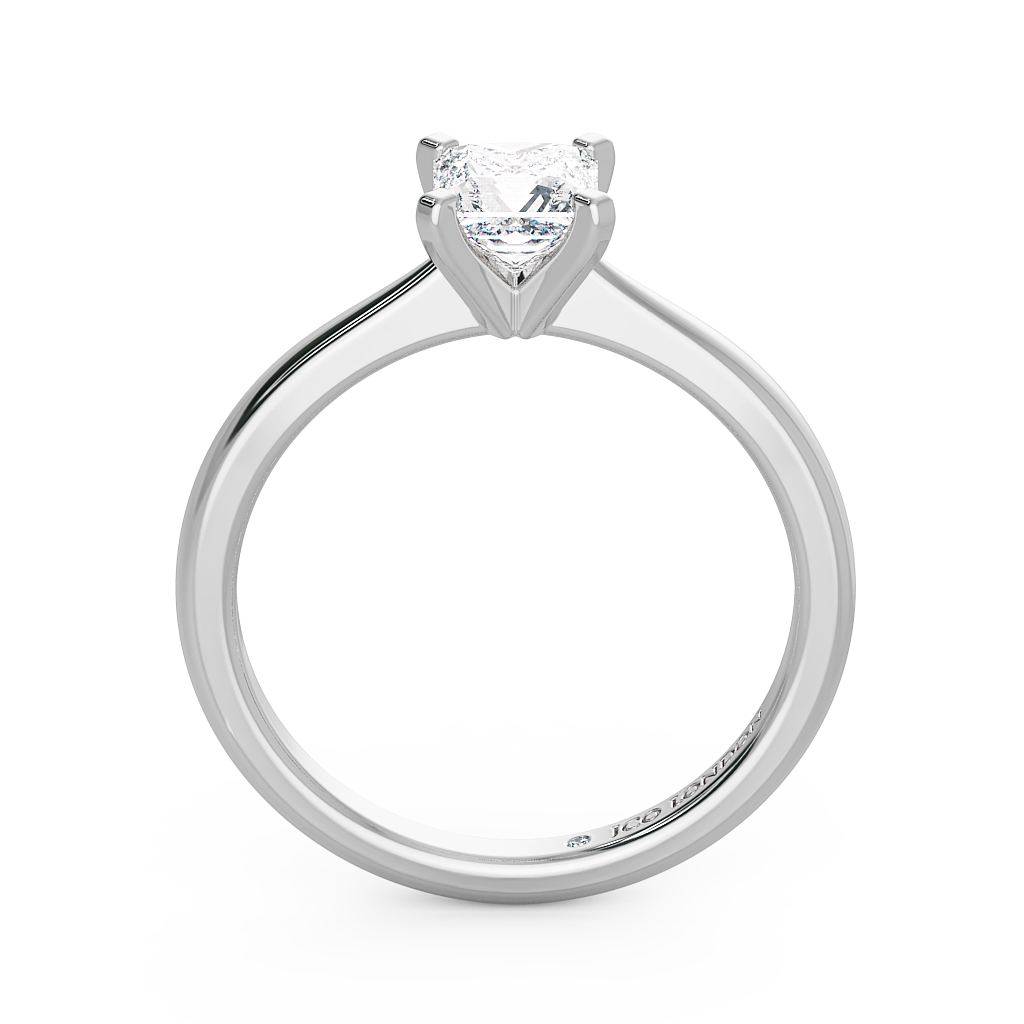 Princess Solitaire Engagement Rings
