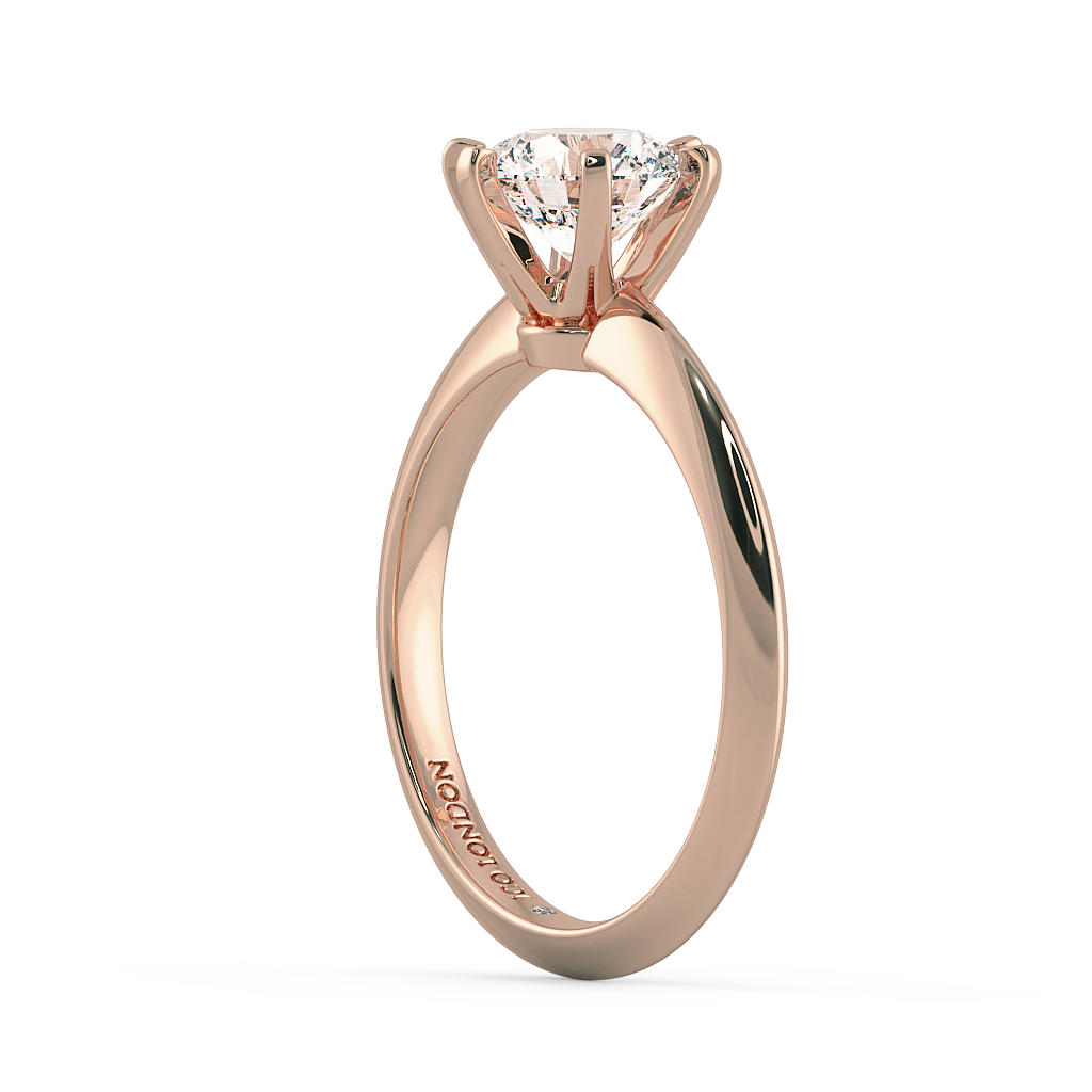 Round Solitaire Engagement Rings