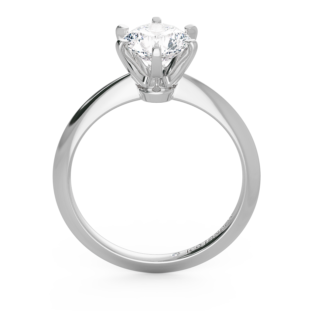 Round Solitaire Engagement Rings