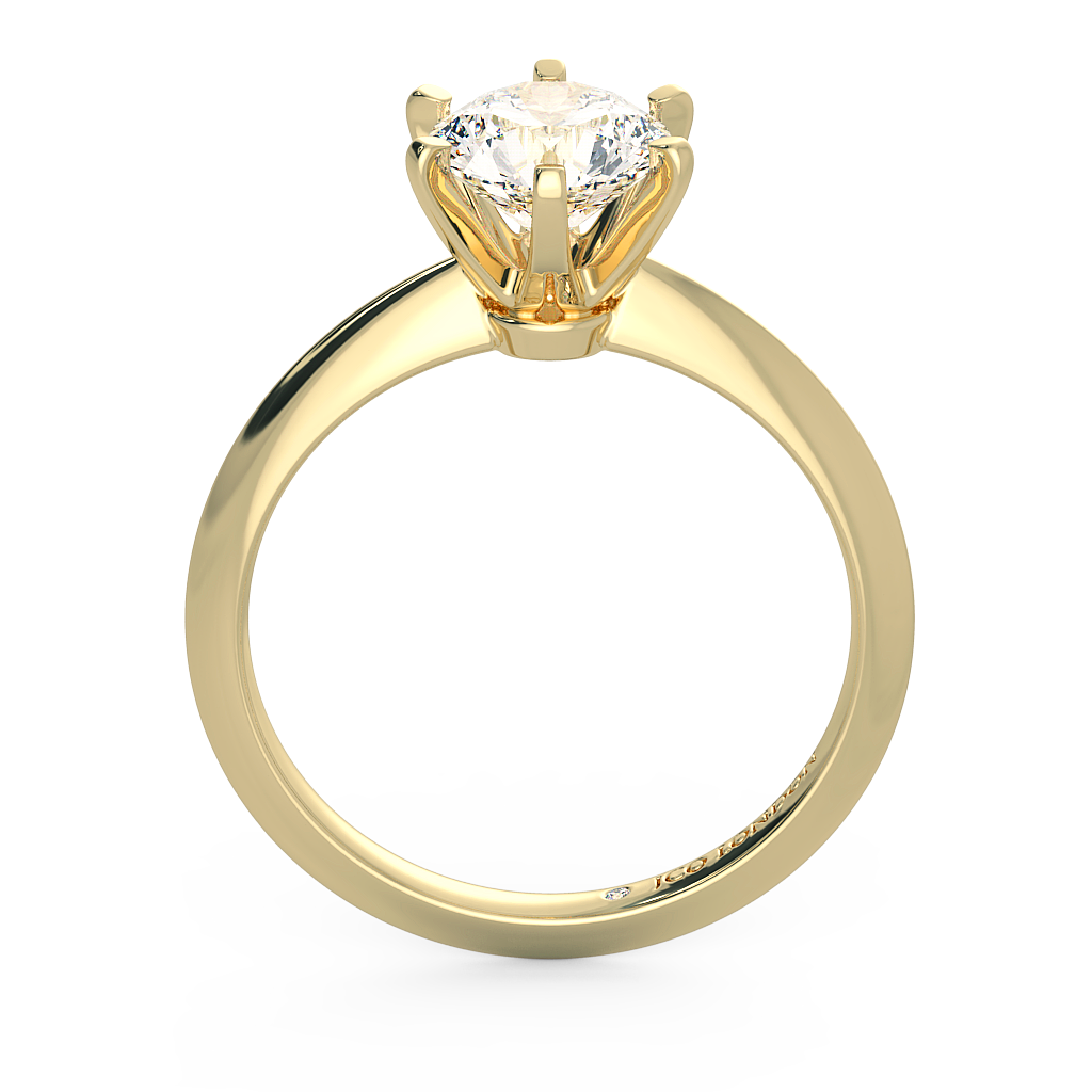 Round Solitaire Engagement Rings