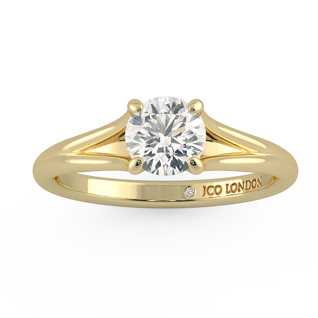 Round Solitaire Engagement Rings