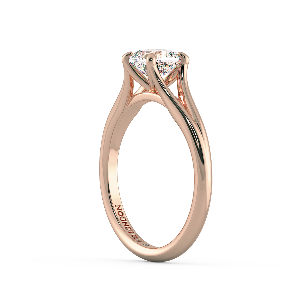 Cushion Solitaire Engagement Rings
