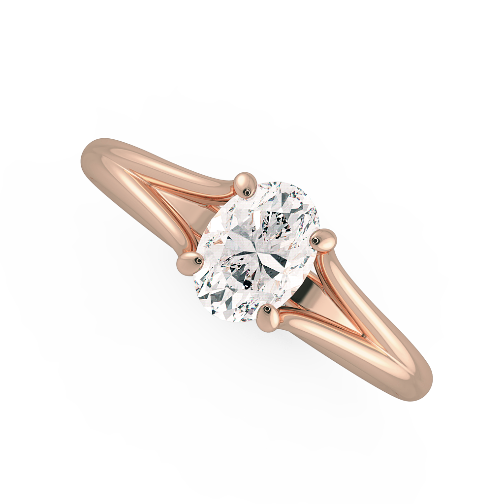 Oval Solitaire Engagement Rings