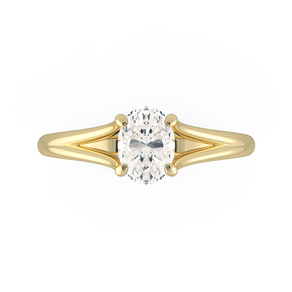 Oval Solitaire Engagement Rings