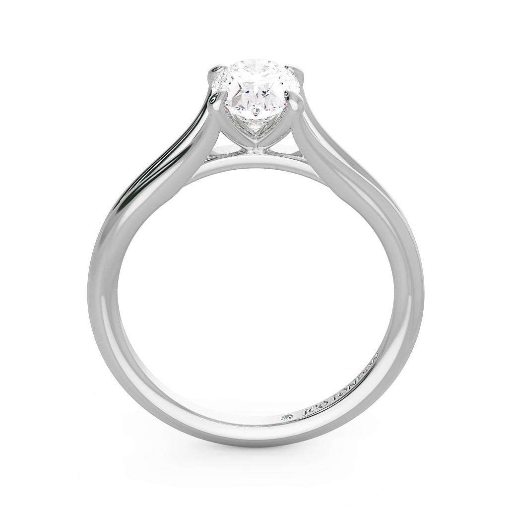 Oval Solitaire Engagement Rings
