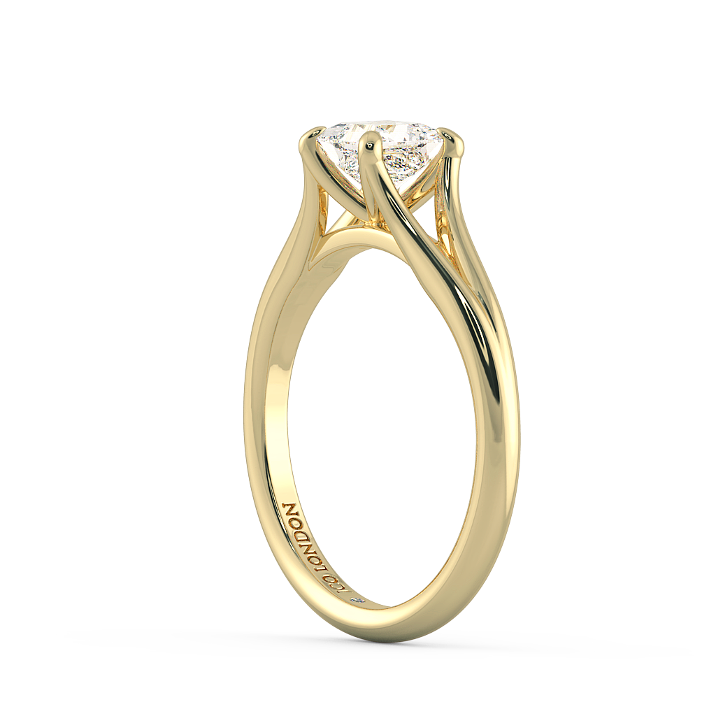 Princess Solitaire Engagement Rings
