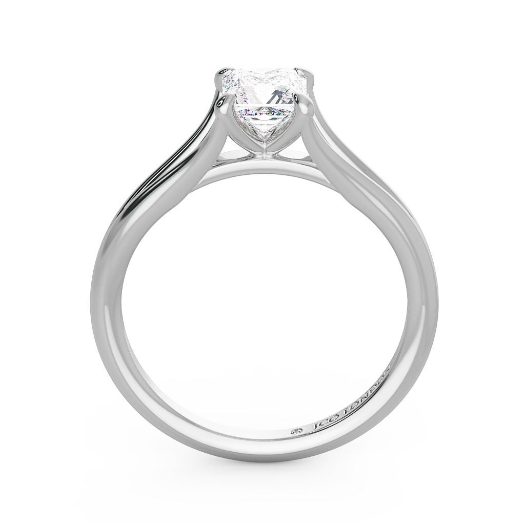 Princess Solitaire Engagement Rings