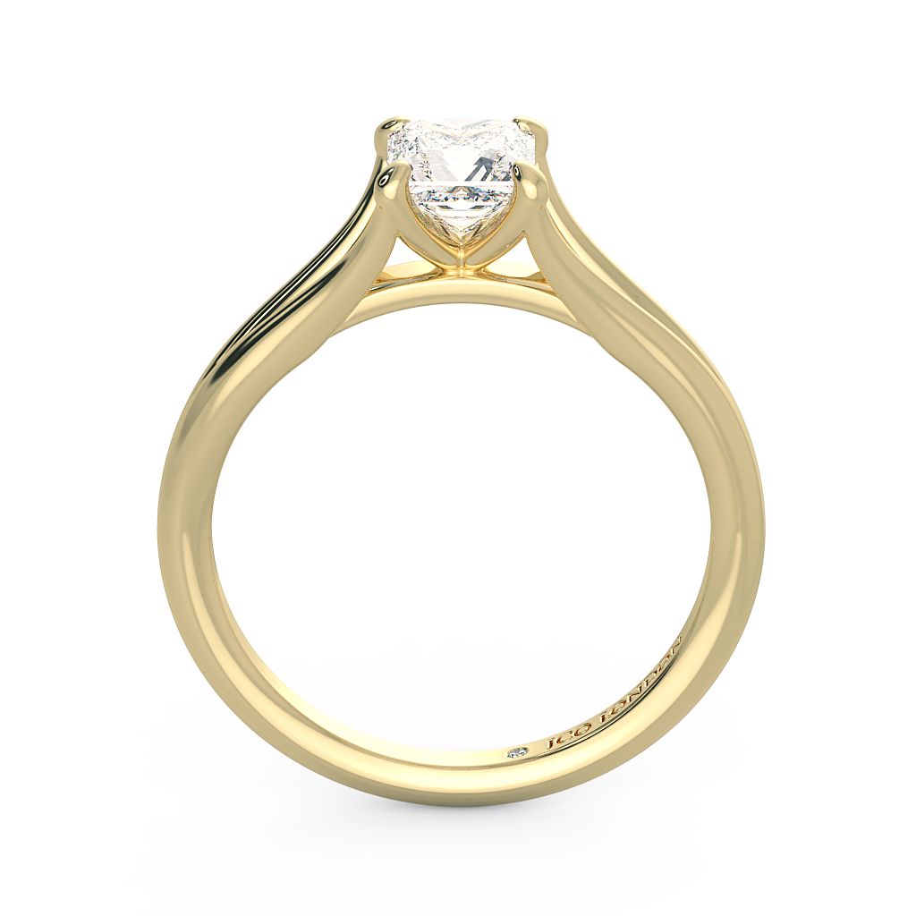 Princess Solitaire Engagement Rings