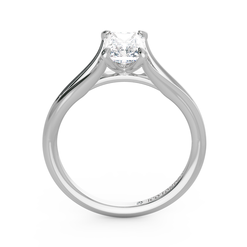 Radiant Solitaire Engagement Rings