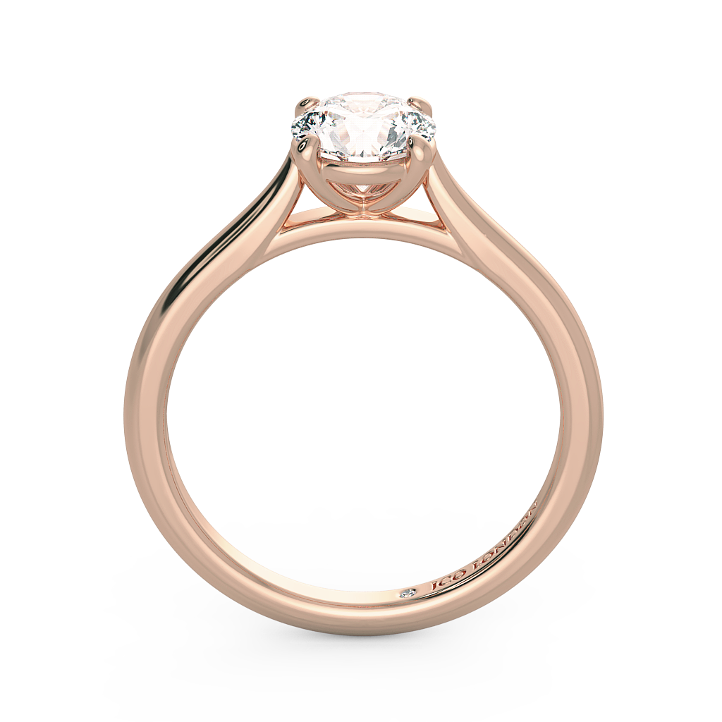 Round Solitaire Engagement Rings