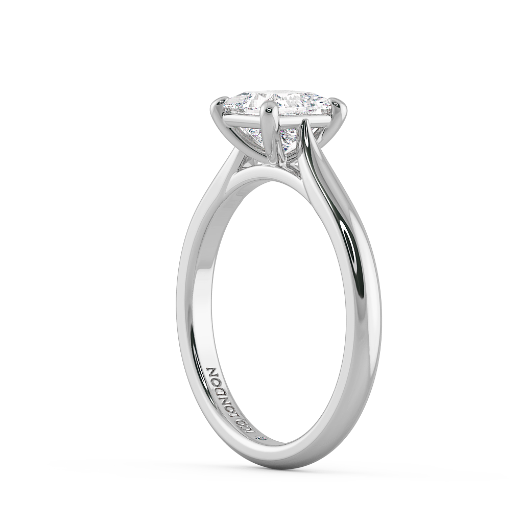Princess Solitaire Engagement Rings