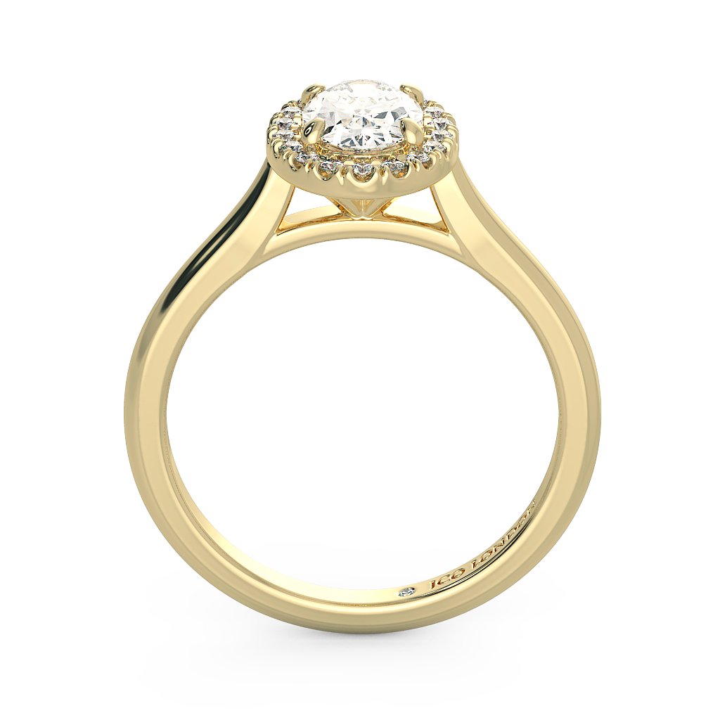 Oval Halo Engagement Rings