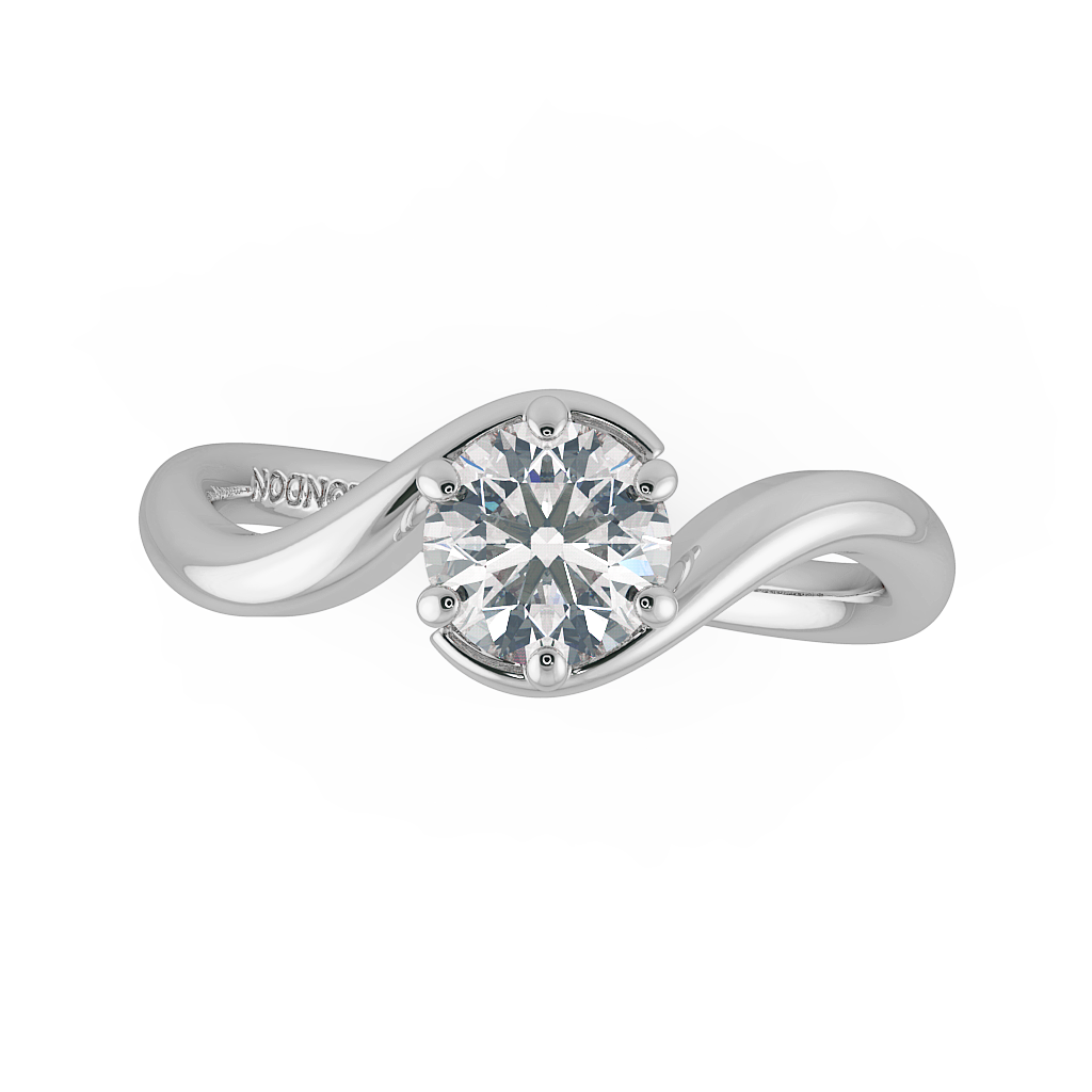 Round Solitaire Engagement Rings