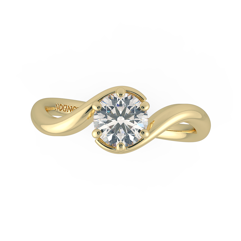 Round Solitaire Engagement Rings