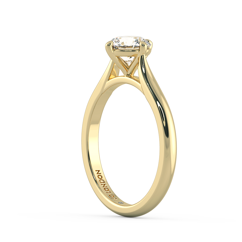 Round Solitaire Engagement Rings
