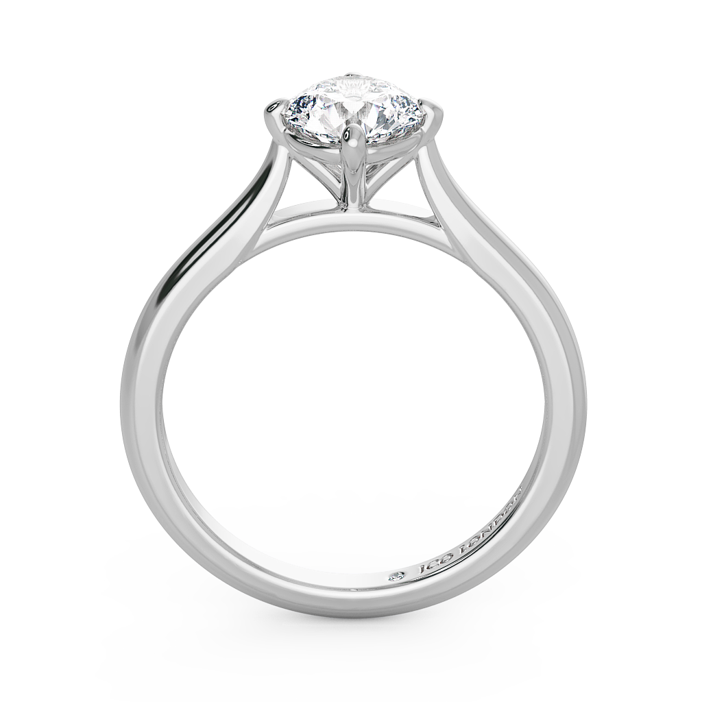 Round Solitaire Engagement Rings
