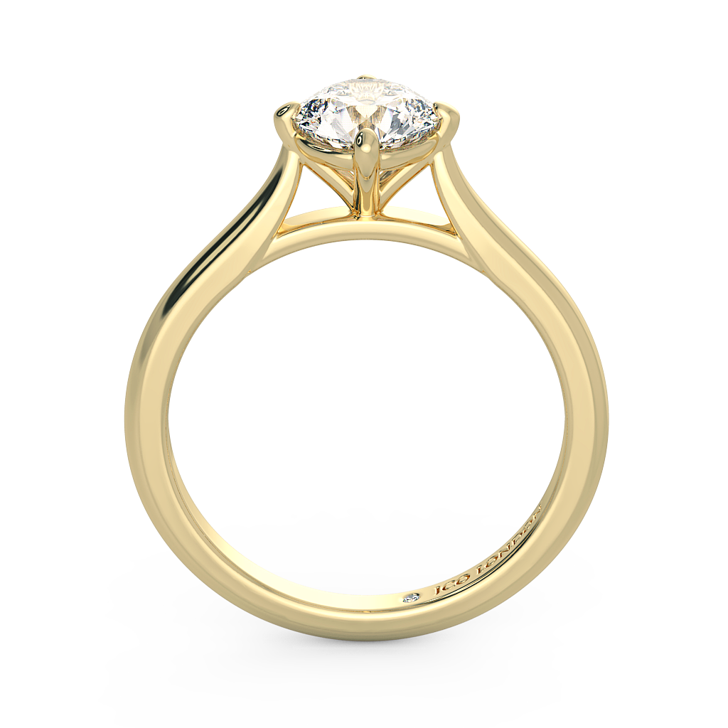 Round Solitaire Engagement Rings