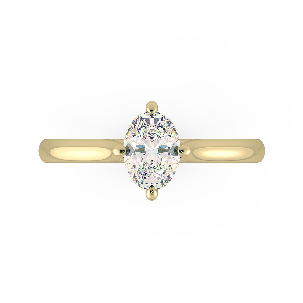 Oval Solitaire Engagement Rings