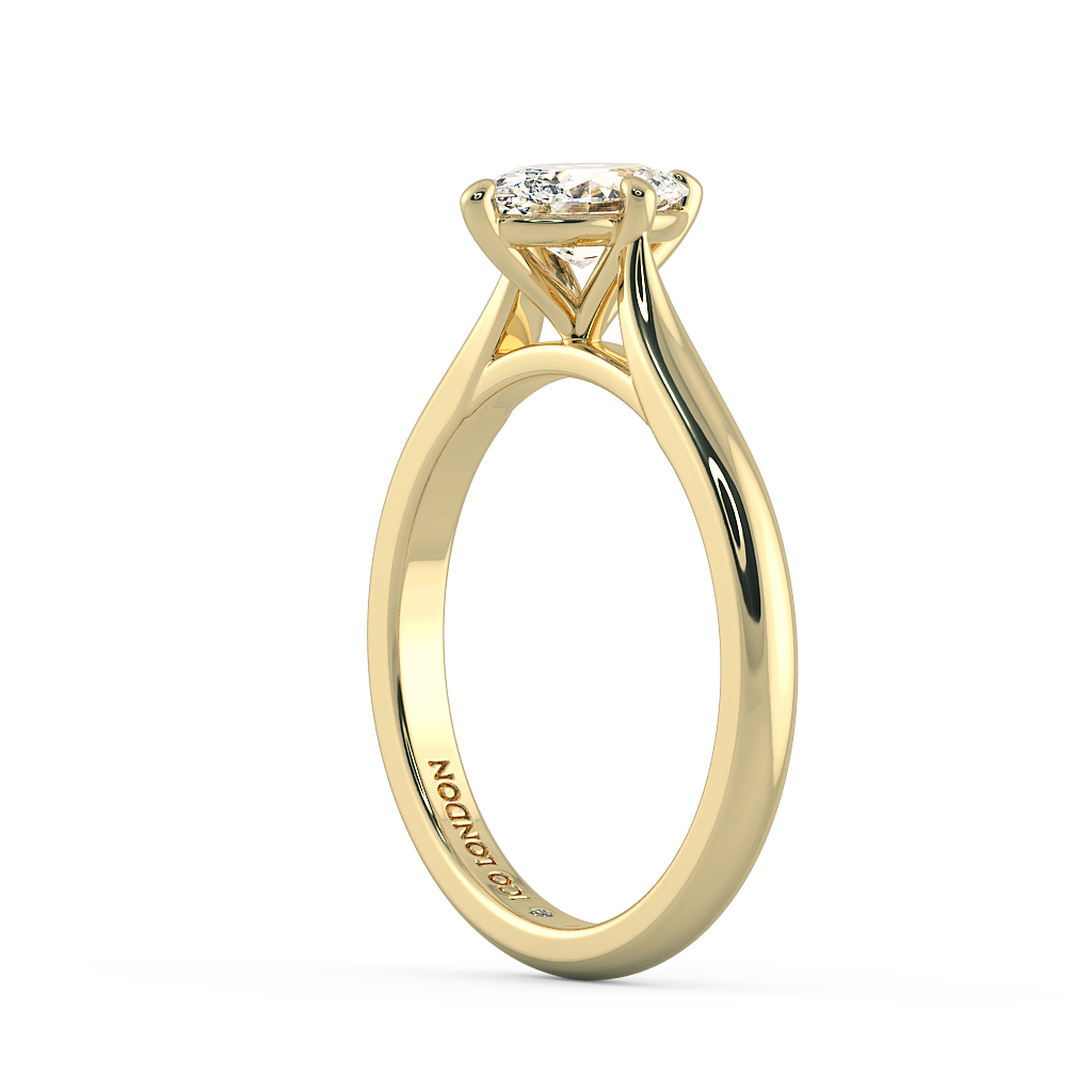 Oval Solitaire Engagement Rings