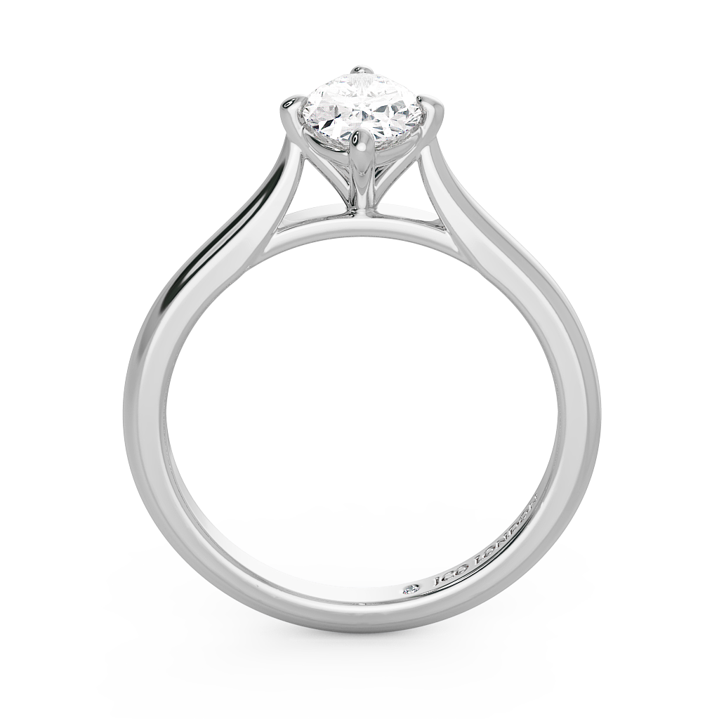 Oval Solitaire Engagement Rings