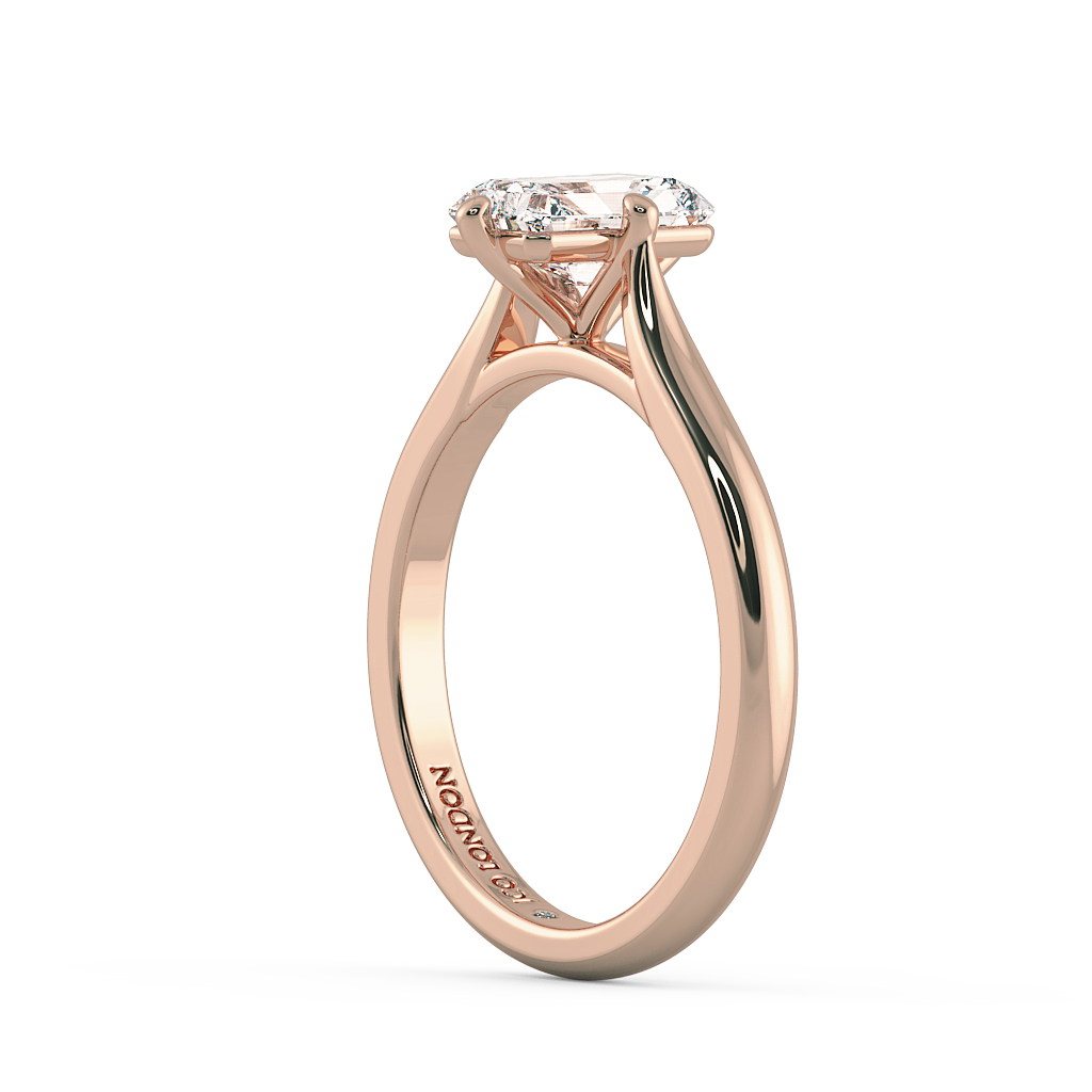 Radiant Solitaire Engagement Rings
