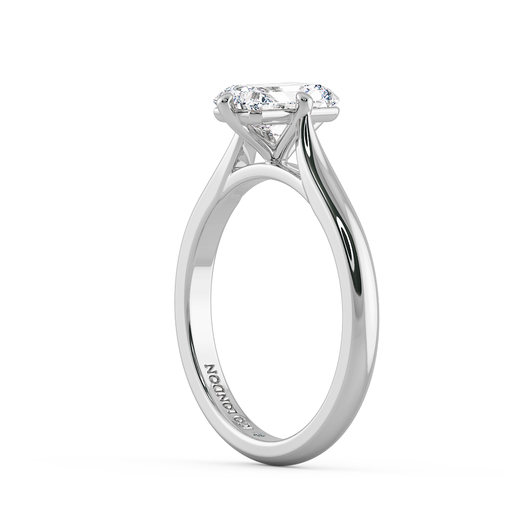 Radiant Solitaire Engagement Rings