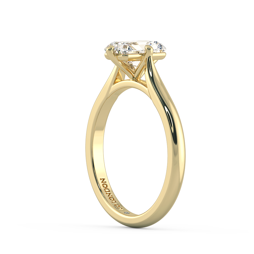 Radiant Solitaire Engagement Rings