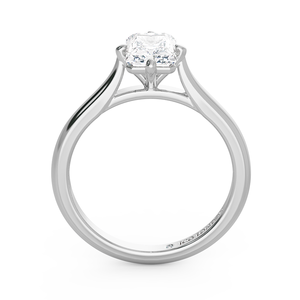 Radiant Solitaire Engagement Rings