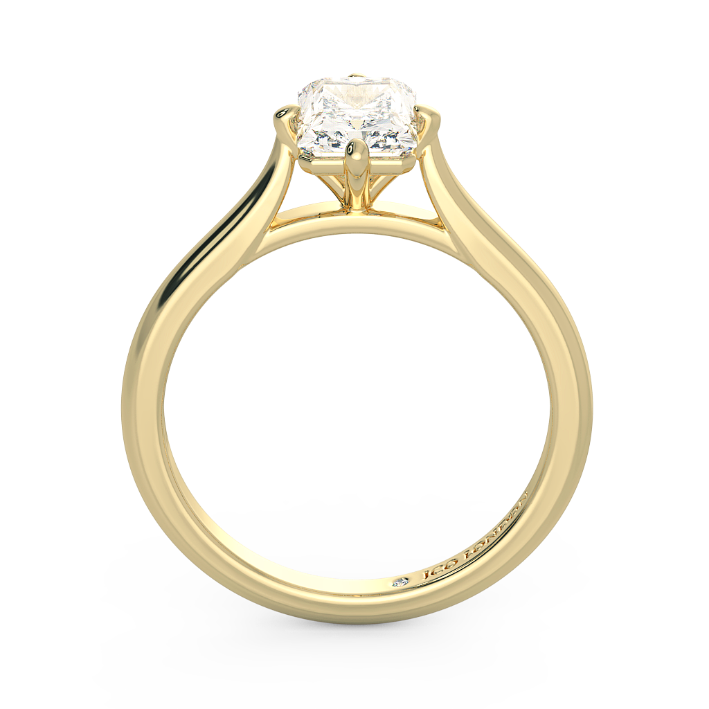 Radiant Solitaire Engagement Rings