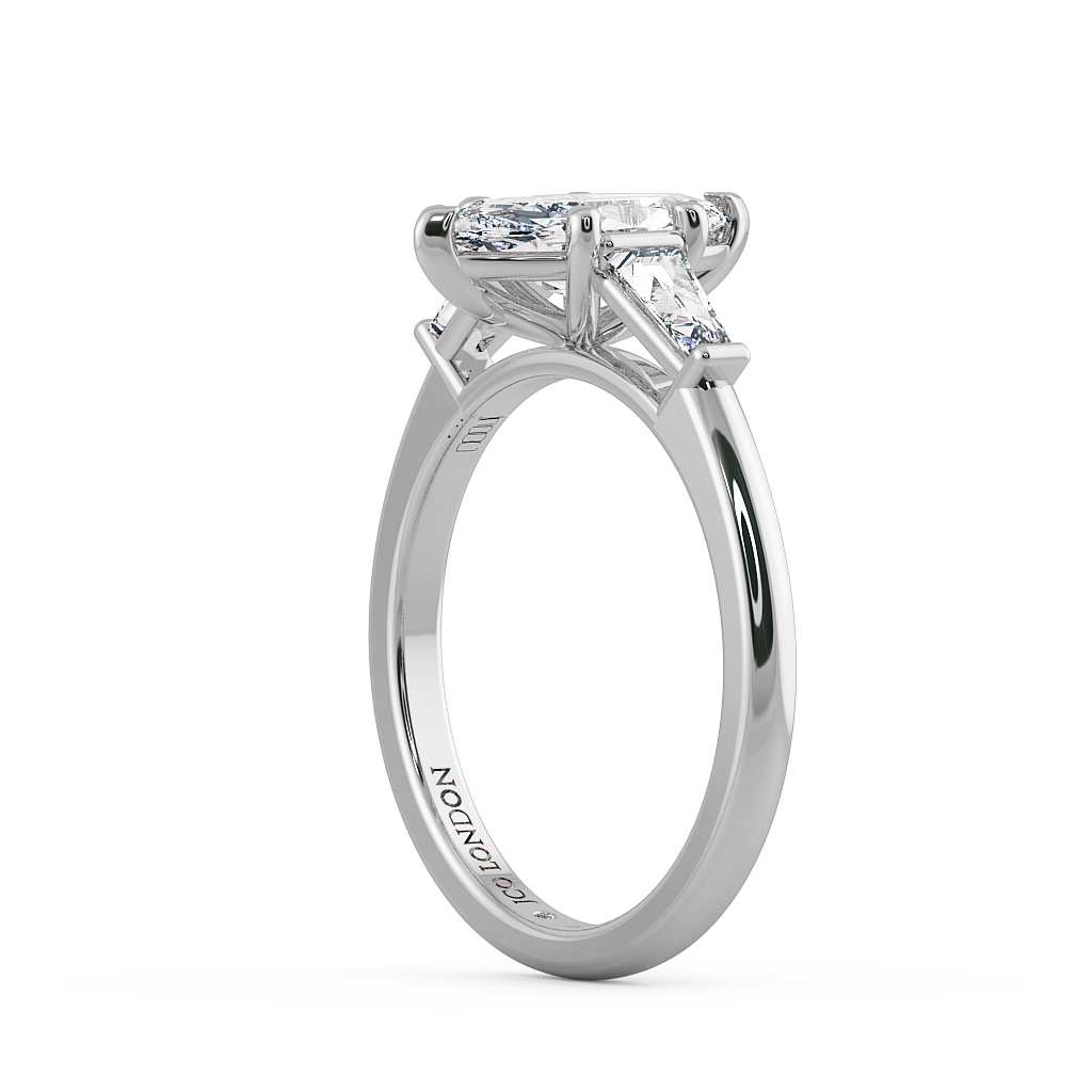 Marquise Three Stone Engagement Rings