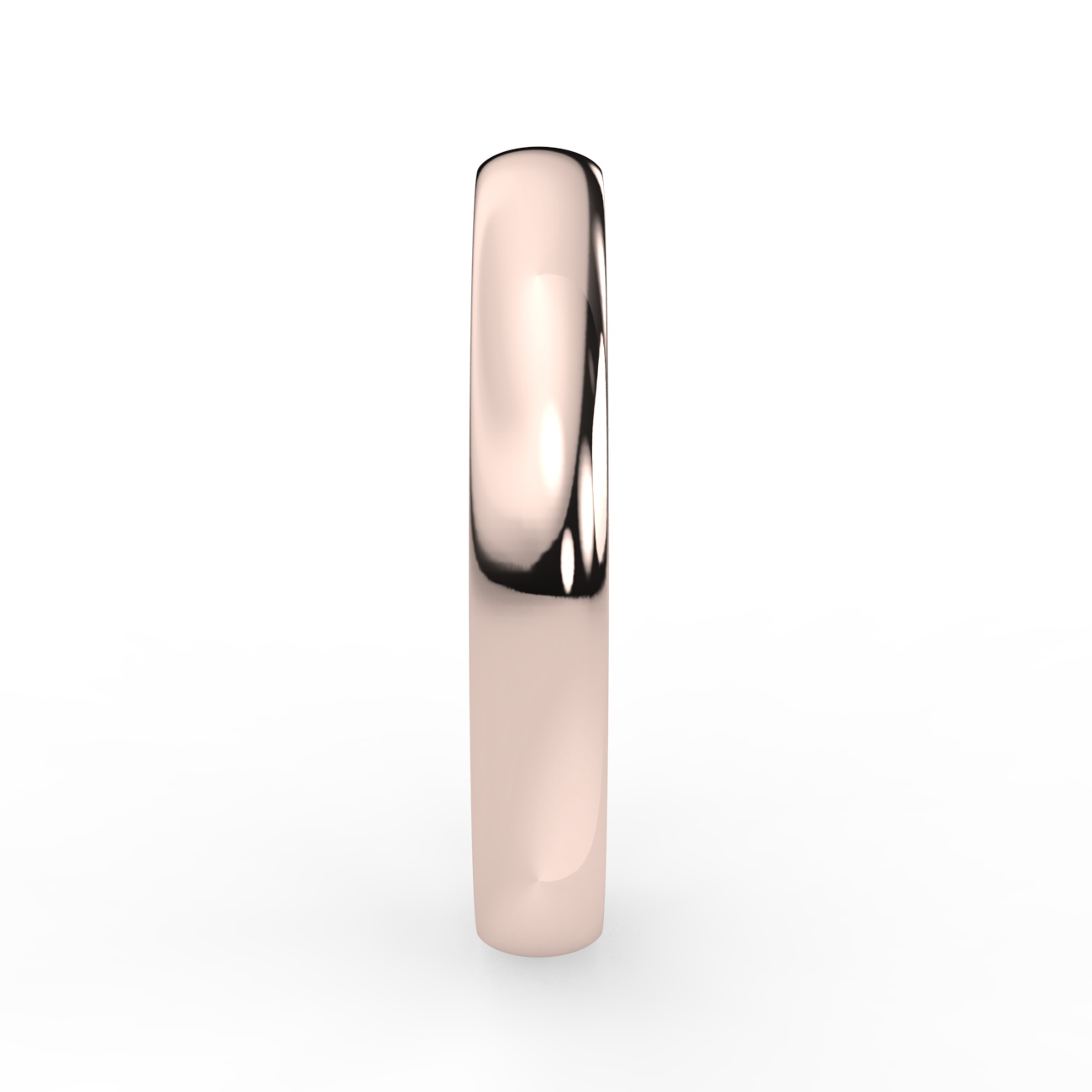 Shallow Court Plain Wedding Band