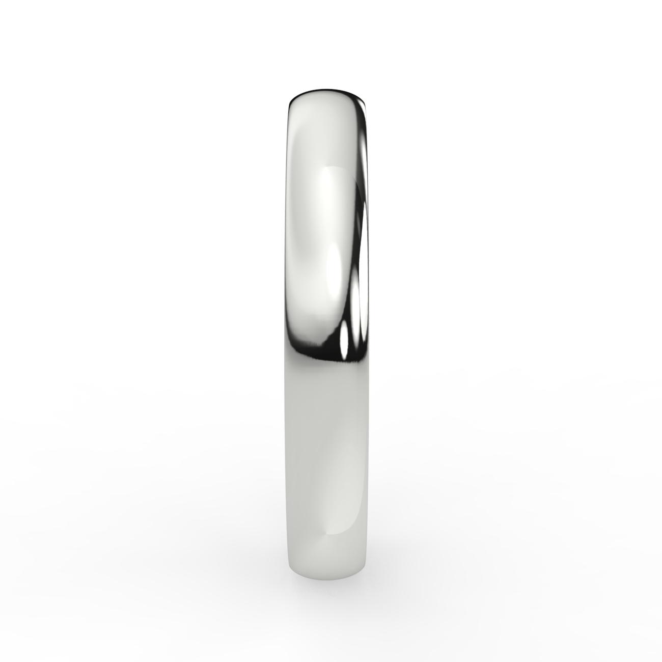 Shallow Court Plain Wedding Band