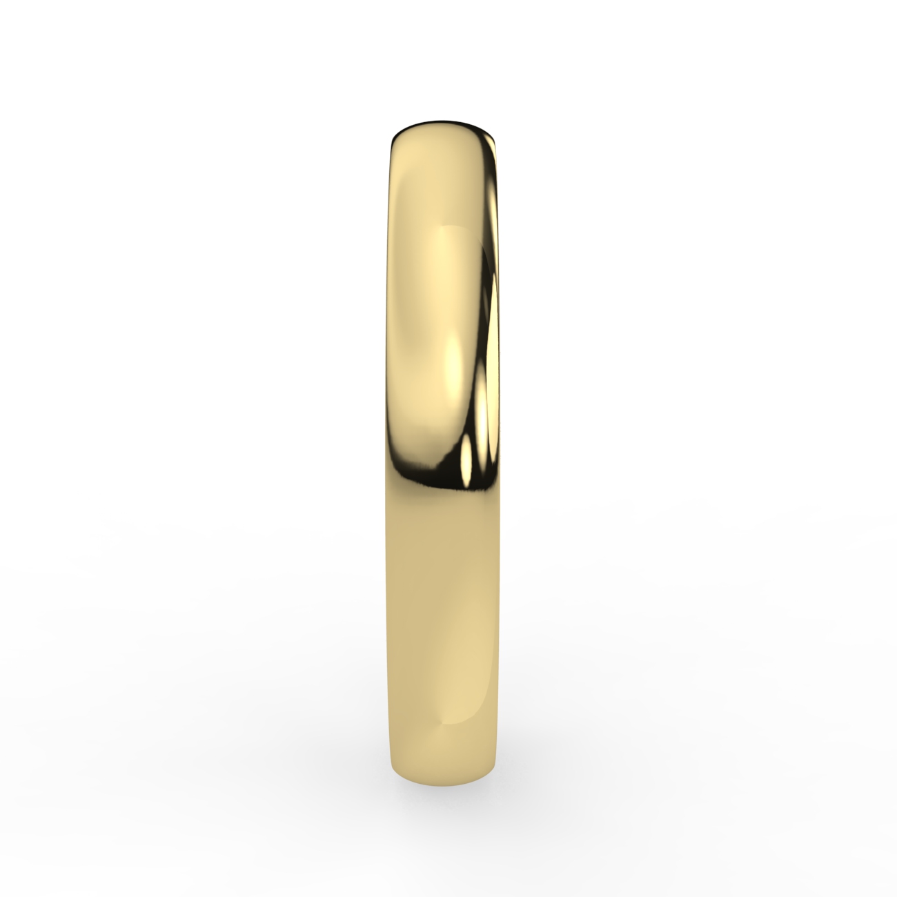 Shallow Court Plain Wedding Band