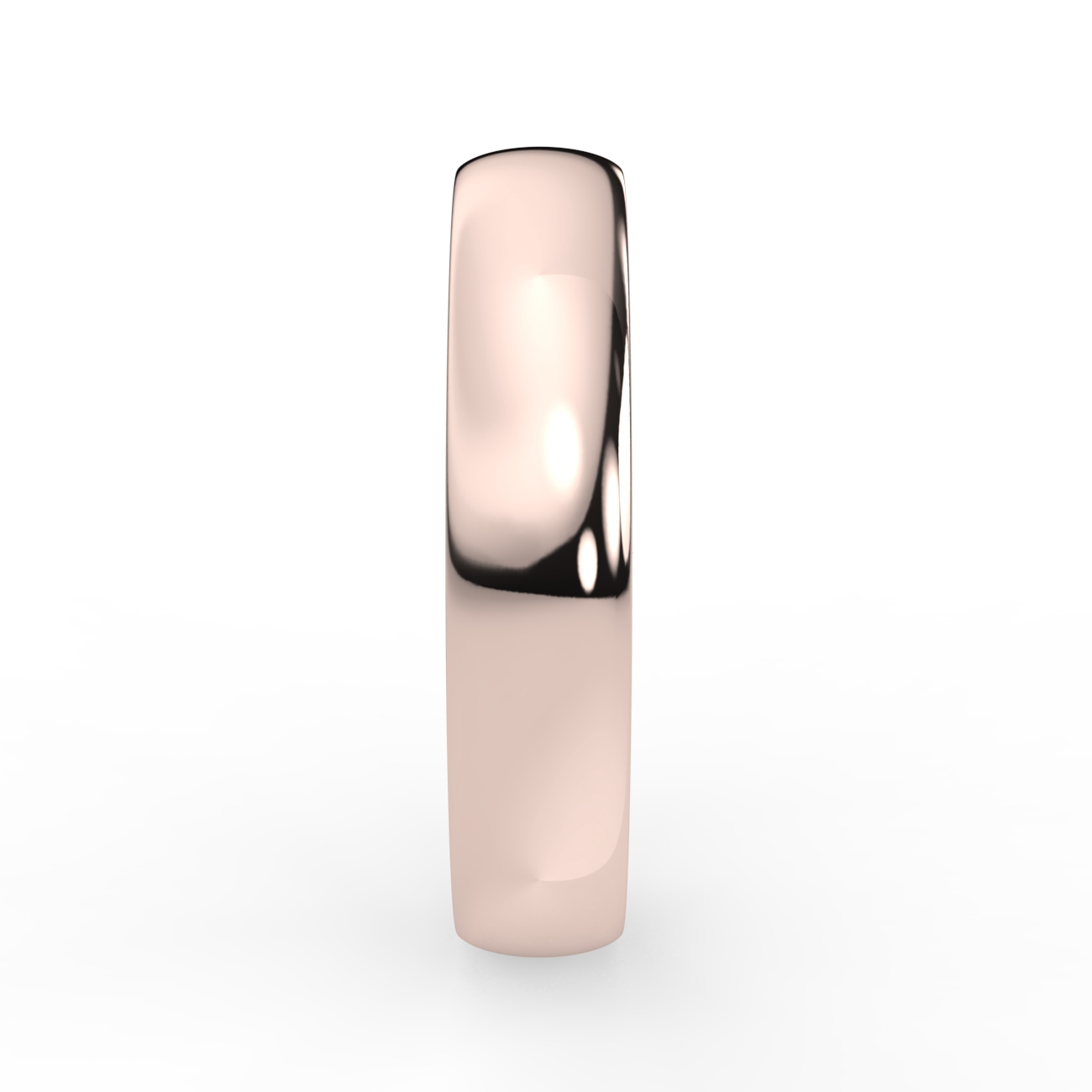 Shallow Court Plain Wedding Band