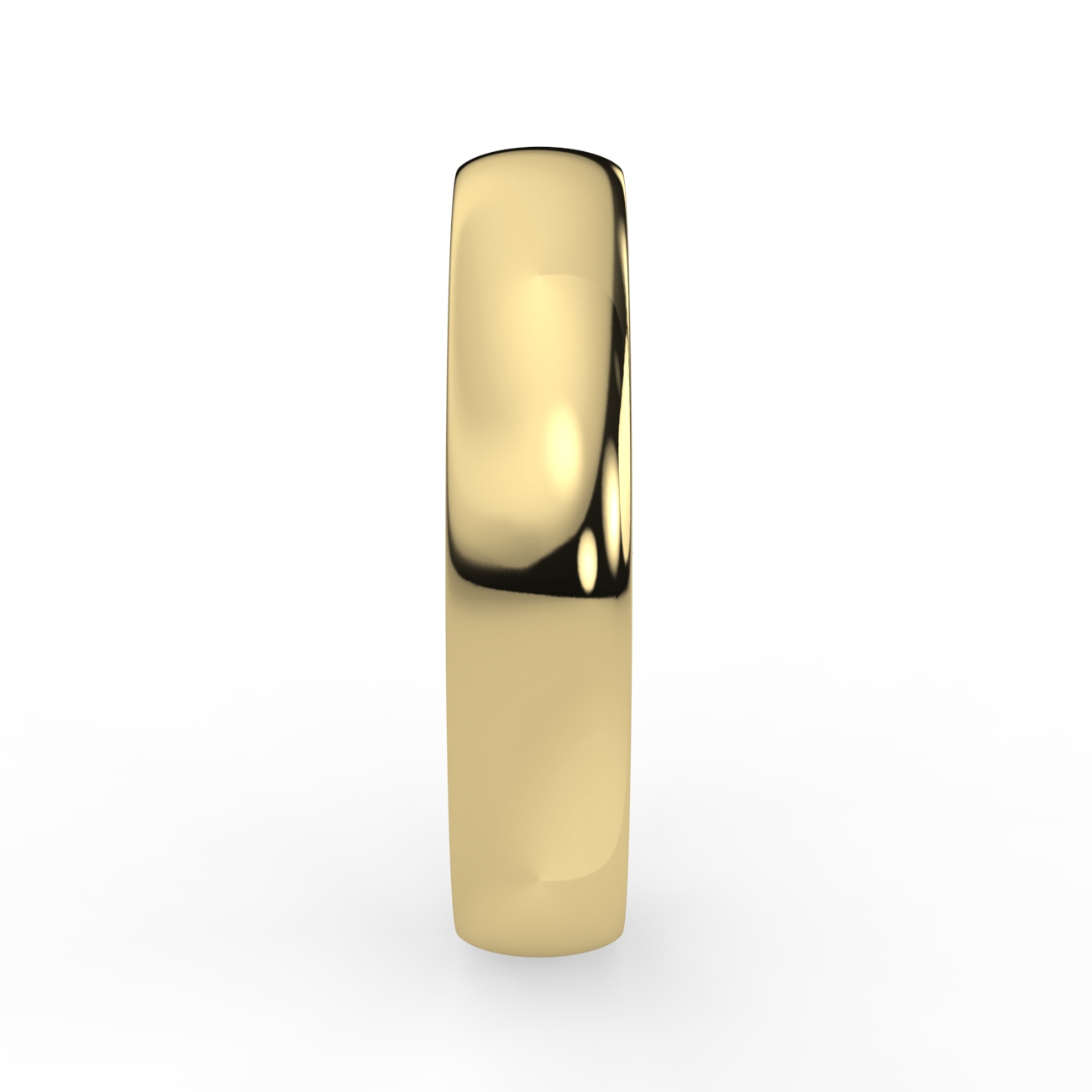 Shallow Court Plain Wedding Band