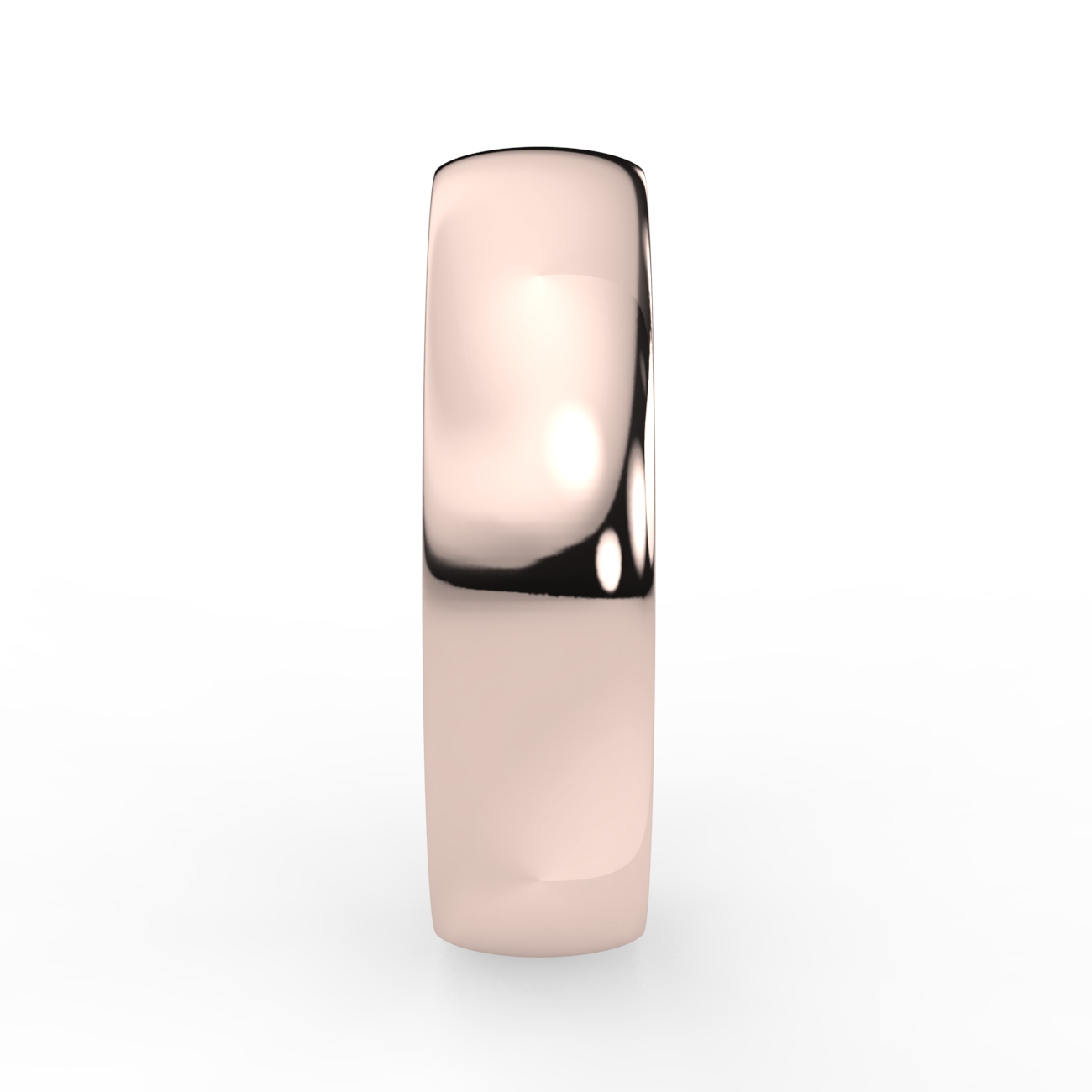 Shallow Court Plain Wedding Band