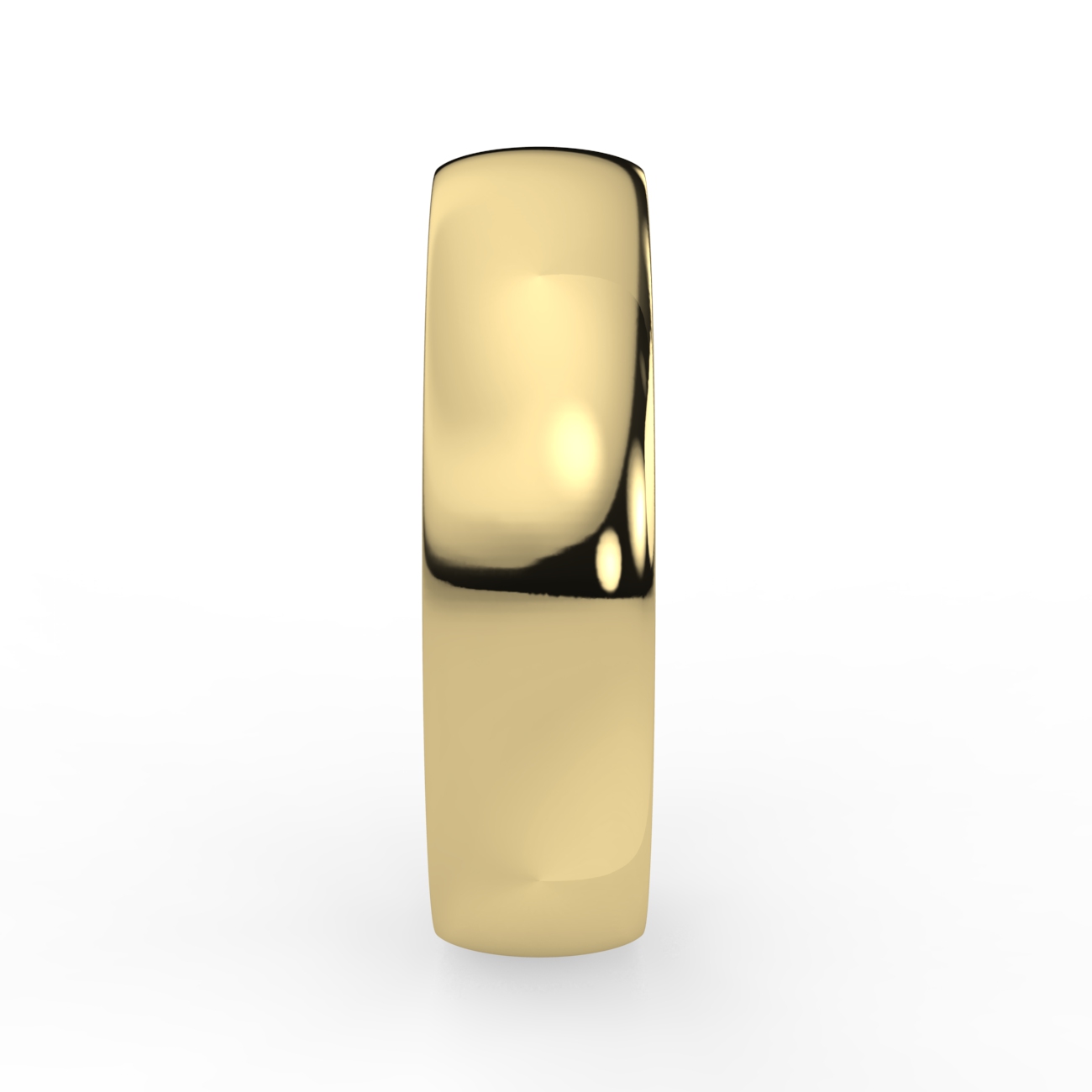 Shallow Court Plain Wedding Band