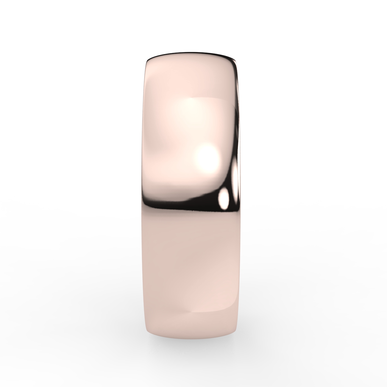 Shallow Court Plain Wedding Band