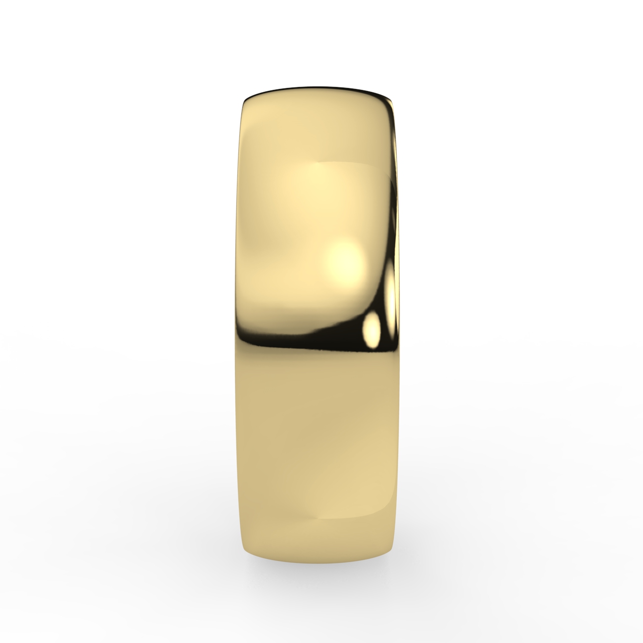 Shallow Court Plain Wedding Band